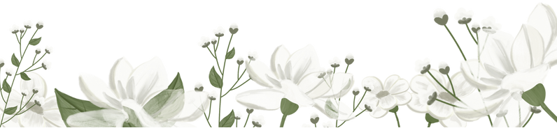 Decoración floral inferior